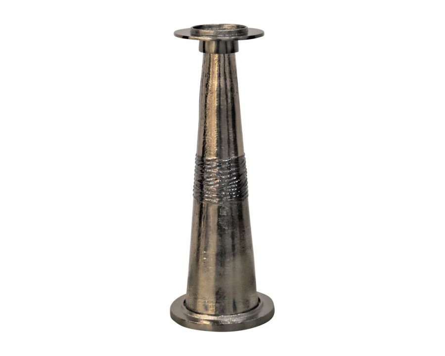 Sagebrook 19" Glass Pillar Holder - Bronze