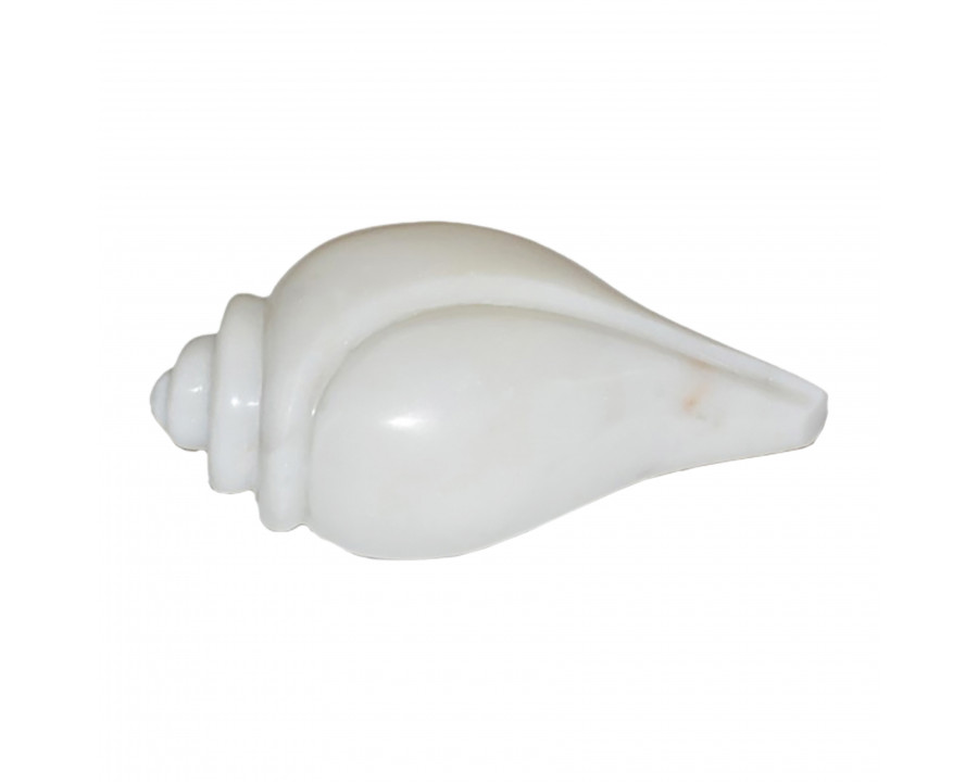 Sagebrook - 8" Marble Seashell in White