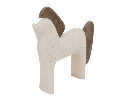 Sagebrook 12" Ecomix Horse Decor