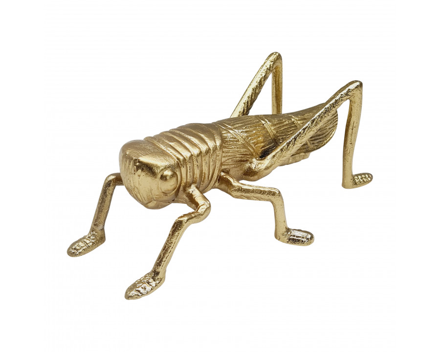 Sagebrook - 9" Metal Grasshopper in Gold