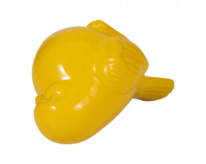 Sagebrook - 8" Ceramic Sitting Chubby Bird in Yellow