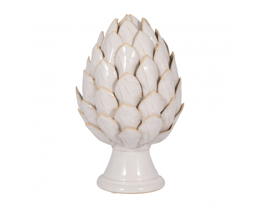 Sagebrook 10" Ceramic Artichoke - Ivory