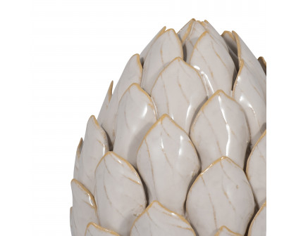 Sagebrook 10" Ceramic Artichoke - Ivory