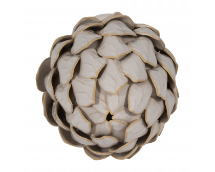 Sagebrook 10" Ceramic Artichoke - Ivory