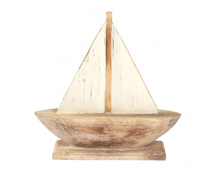 Sagebrook 11" Wood Sailboat