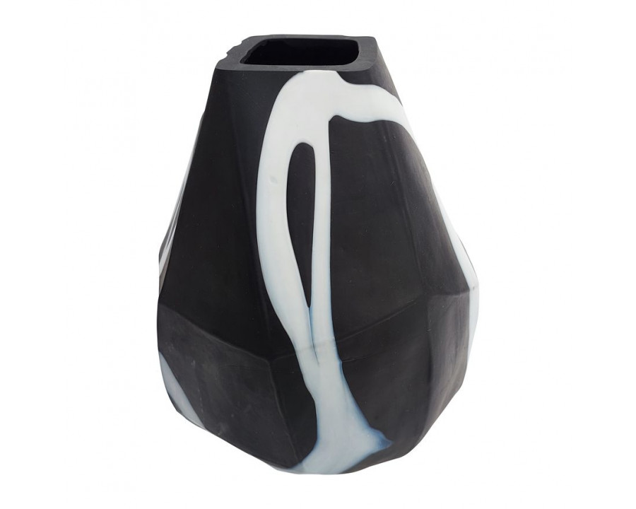 Sagebrook - 10" Glass Abstract Contemporary Vase