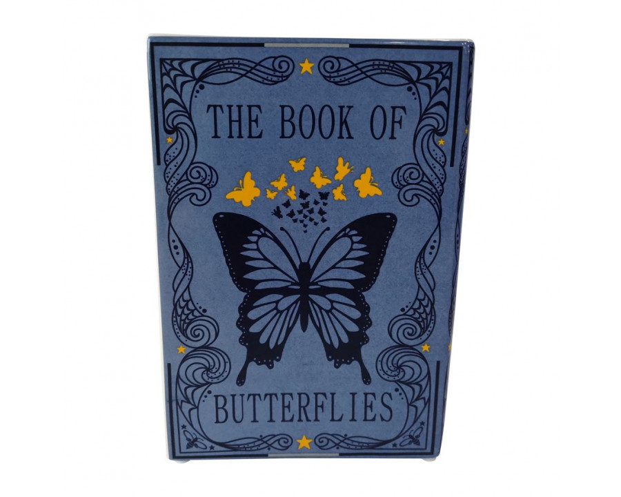 Sagebrook - 8" Dol Butterflies Book Vase in Multi