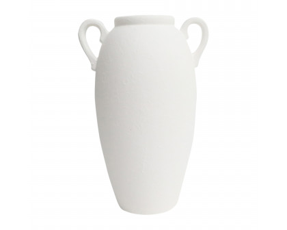 Sagebrook 13" Ceramic Textured Jug with Handles