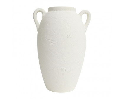 Sagebrook 13" Ceramic Textured Jug with Handles