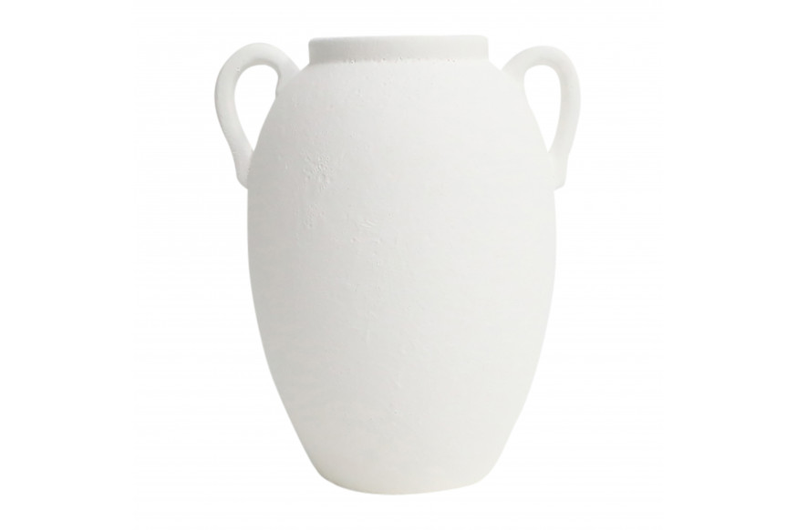 Sagebrook™ 10" Ceramic Textured Jug with Handles - White