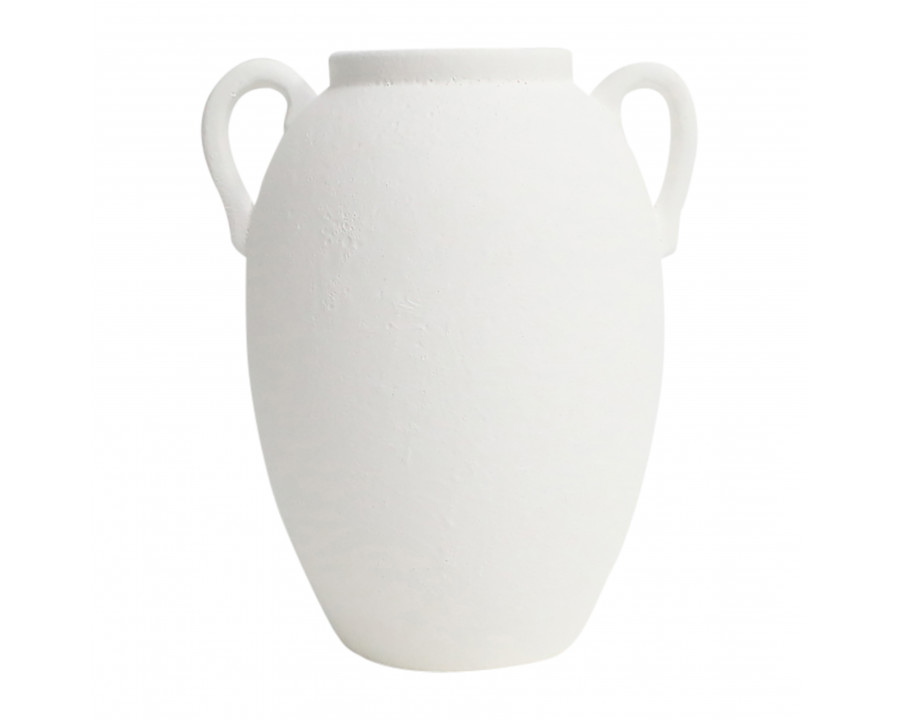 Sagebrook 13" Ceramic Textured Jug with Handles