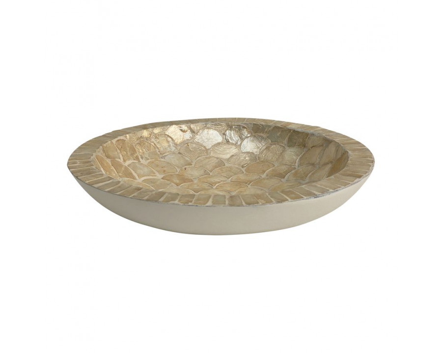 Sagebrook - 16" Shell Decorative Bowl in Natural