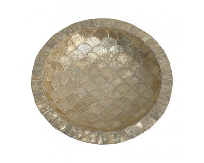 Sagebrook - 16" Shell Decorative Bowl in Natural