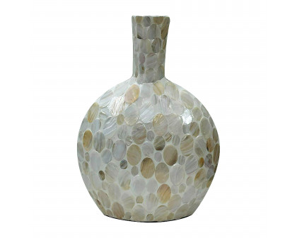 Sagebrook 19" Capiz Gourd Vase