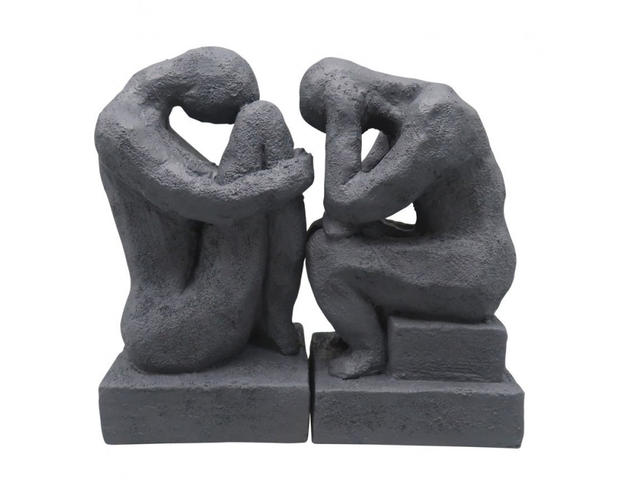 Sagebrook 7" Thinking Man Bookends