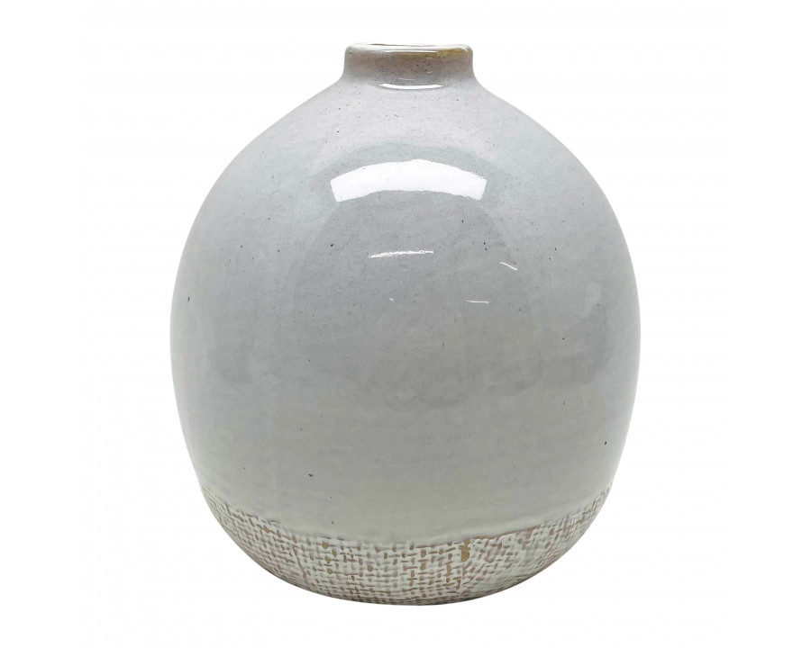 Sagebrook 10" Vase with Bottom Texture