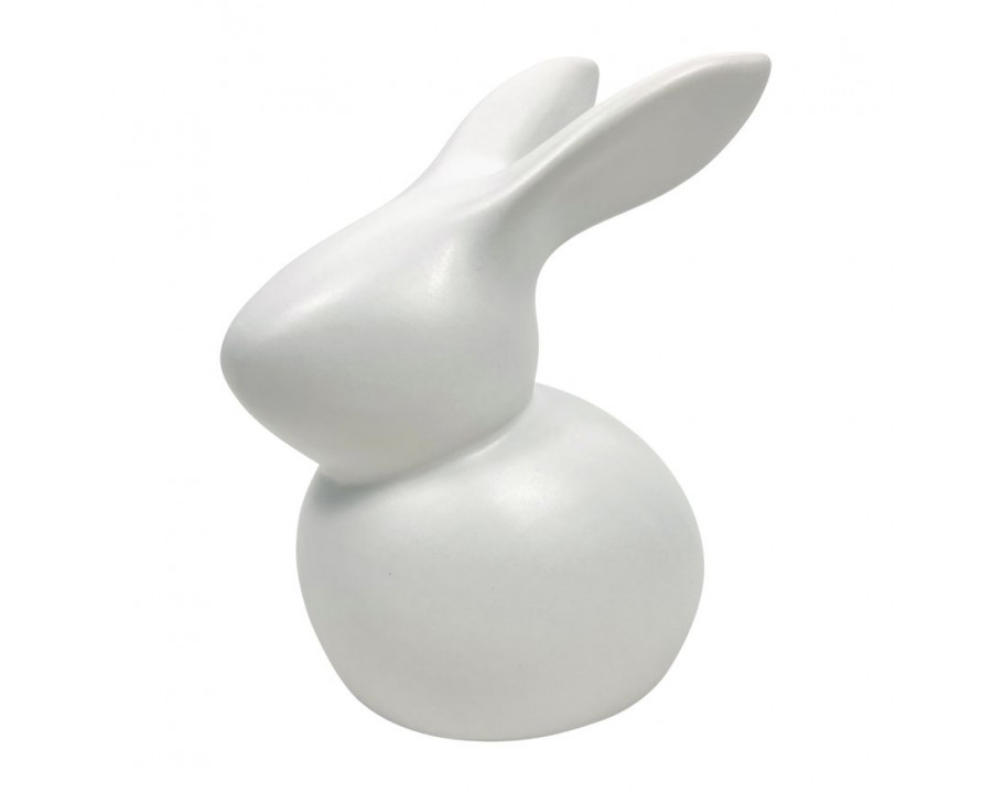 Sagebrook 7" Modern Bunny - White