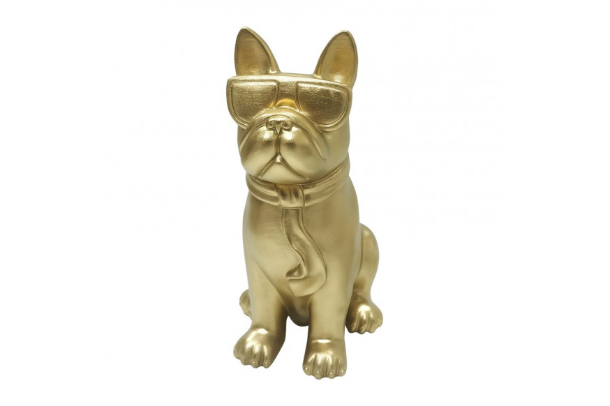 Sagebrook™ 10" Cool Shades Boston Terrier - Gold