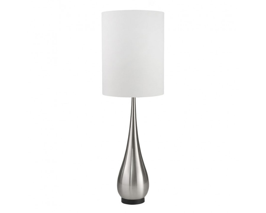 Sagebrook Metal Teardrop Table Lamp,silver