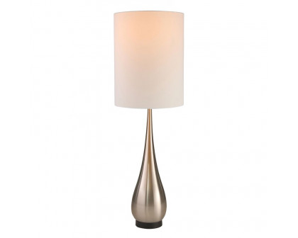 Sagebrook Metal Teardrop Table Lamp,silver