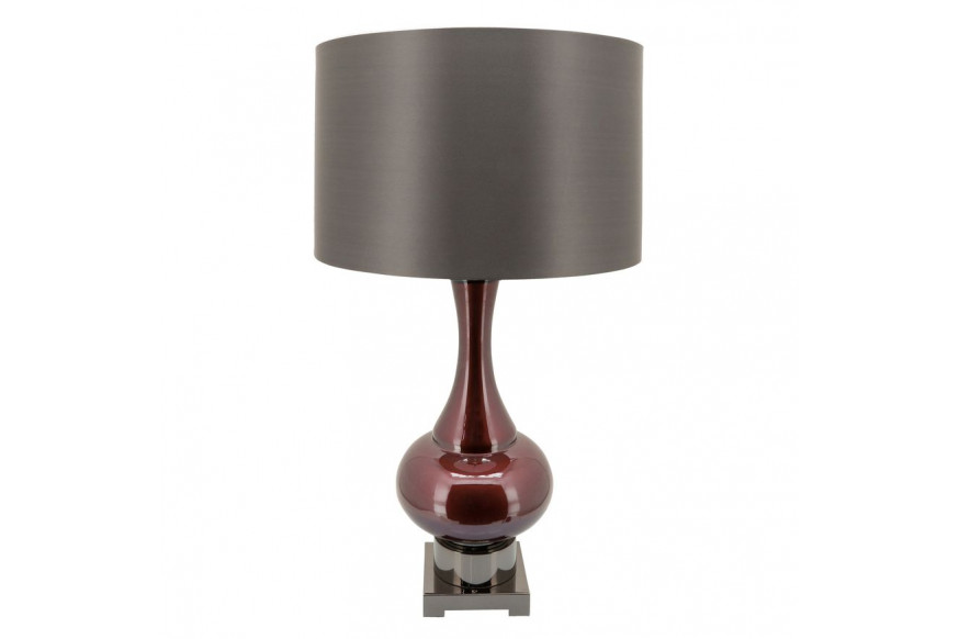 Sagebrook™ Glass Genie Bottle Table Lamp - Burgundy