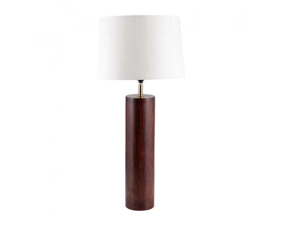 Sagebrook - Wood Classic Table Lamp in Brown/Off-White