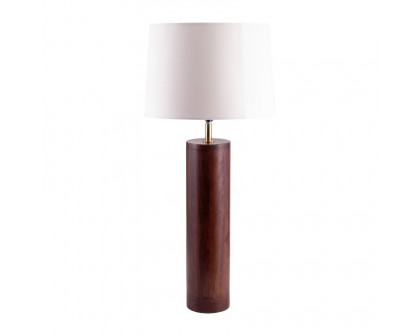 Sagebrook™ Wood Classic Table Lamp - Brown/Off-White