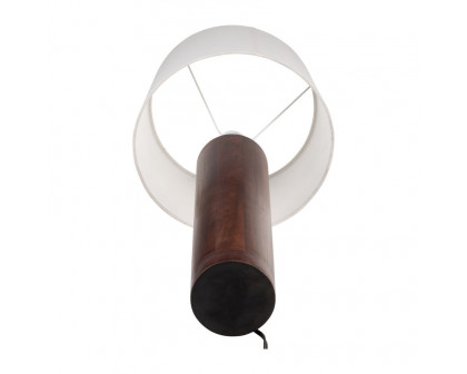 Sagebrook™ Wood Classic Table Lamp - Brown/Off-White