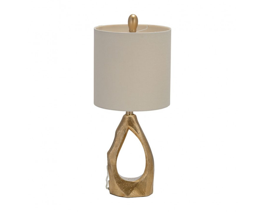 Sagebrook - Resin Organic Table Lamp in Gold