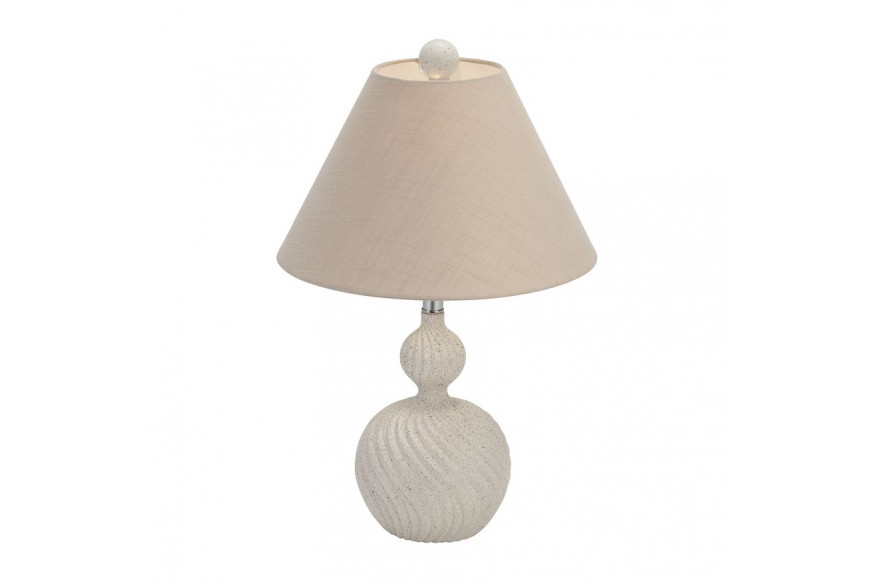 Sagebrook™ Resin Twist Table Lamp - Cream Speckle