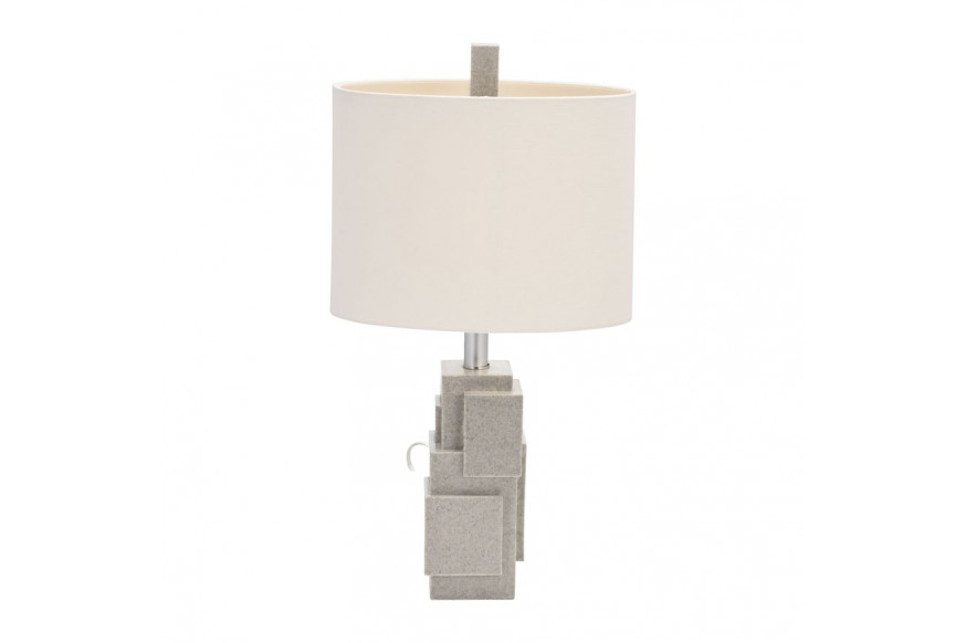 Sagebrook™ Resin Blocks Table Lamp - Gray