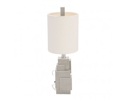 Sagebrook™ Resin Blocks Table Lamp - Gray