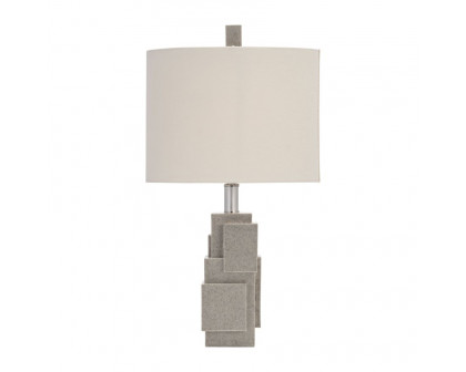 Sagebrook™ Resin Blocks Table Lamp - Gray