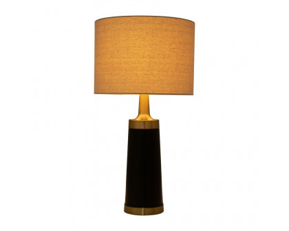 Sagebrook Metal Pillar Table Lamp - Black