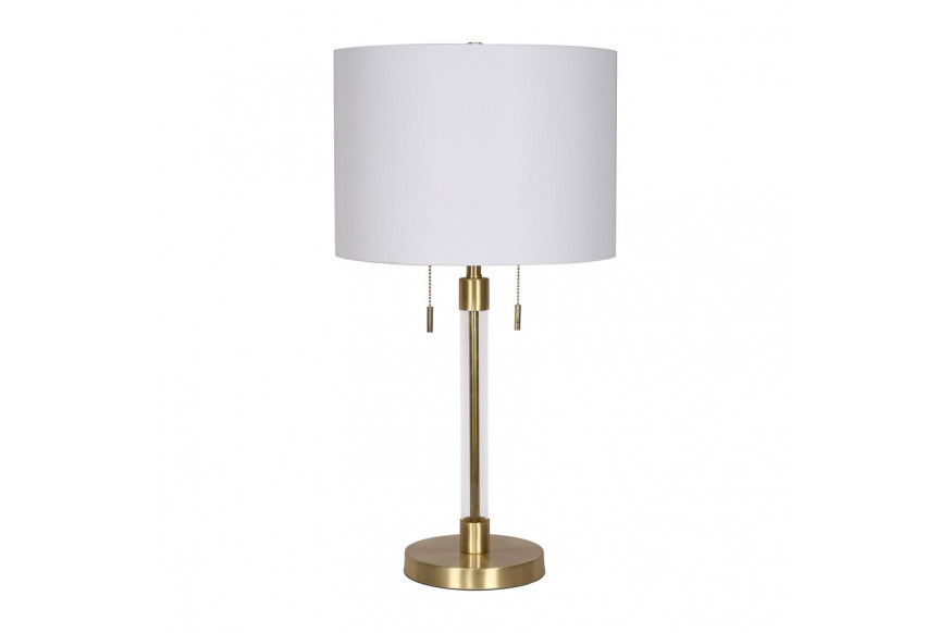 Sagebrook™ Glass Chain Pull Table Lamp - Gold