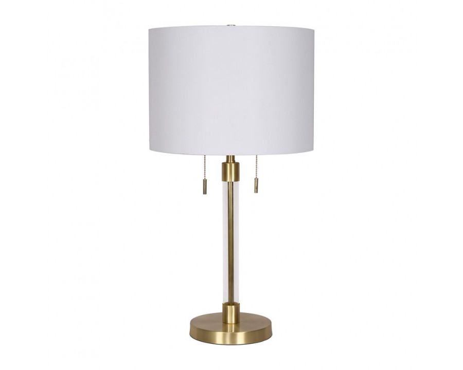 Sagebrook - Glass Chain Pull Table Lamp in Gold