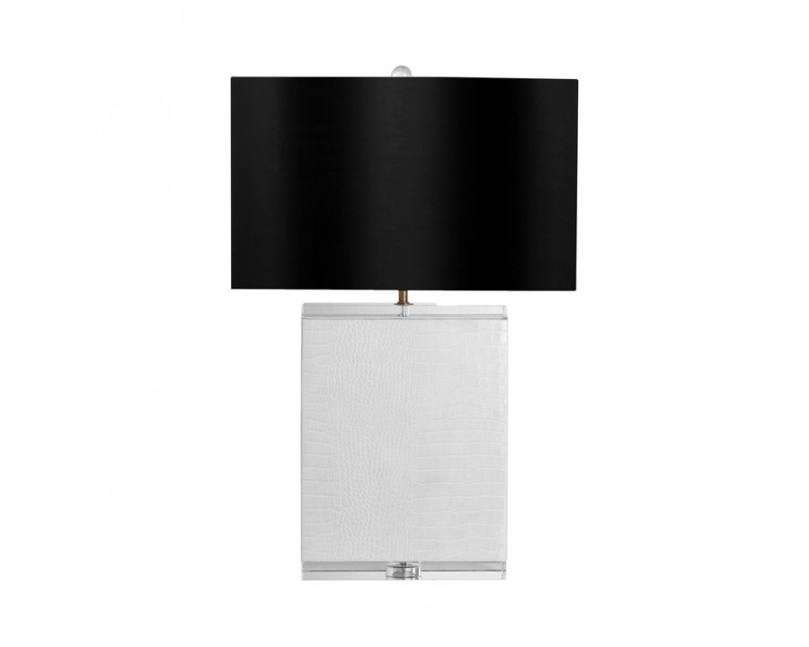 Sagebrook - Crystal Table Lamp in White/Black