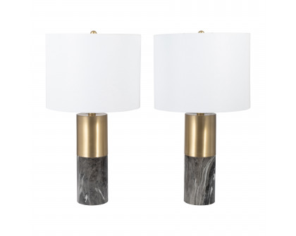 Sagebrook 24" Metal Table Lamp (Set Of 2)