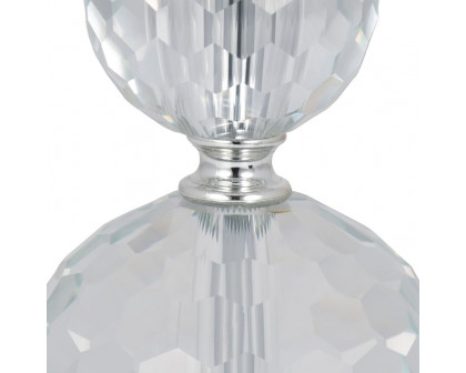 Sagebrook Crystal Faceted Table Lamps (Set Of 2) - Silver