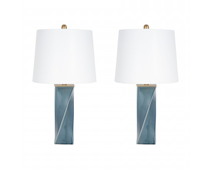 Sagebrook 26" Ceramic Table Lamp (Set Of 2)