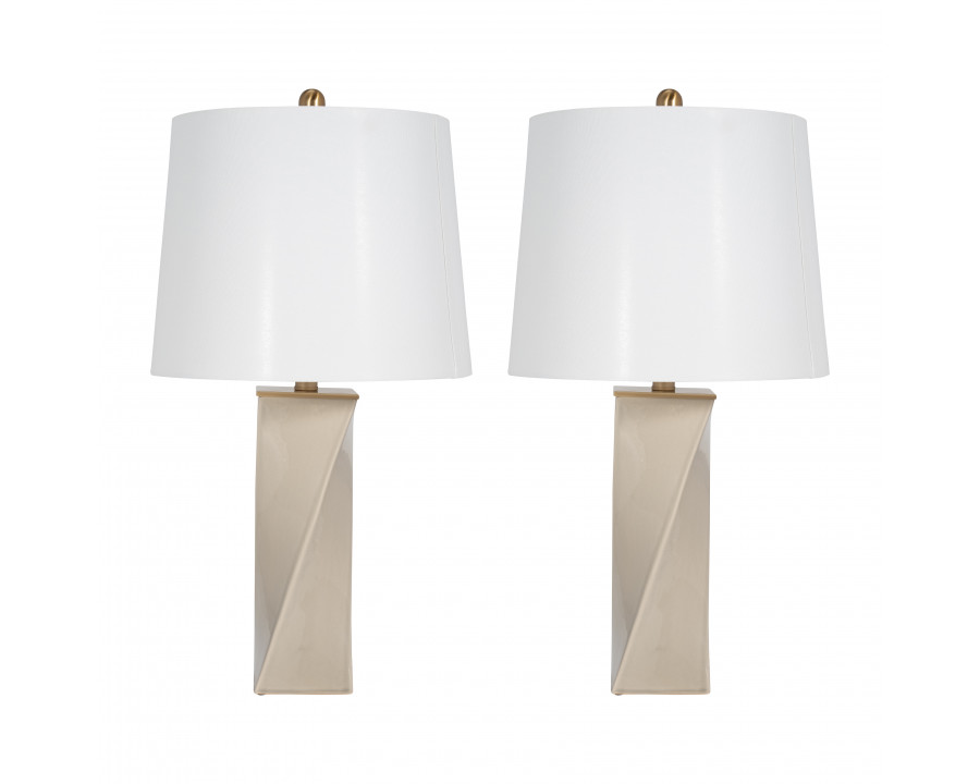 Sagebrook 26" Ceramic Table Lamp (Set Of 2)