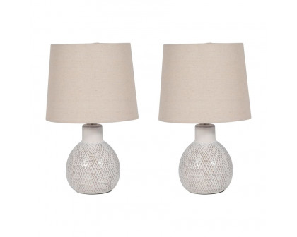 Sagebrook™ Ceramic Table Lamps (Set Of 2) - White