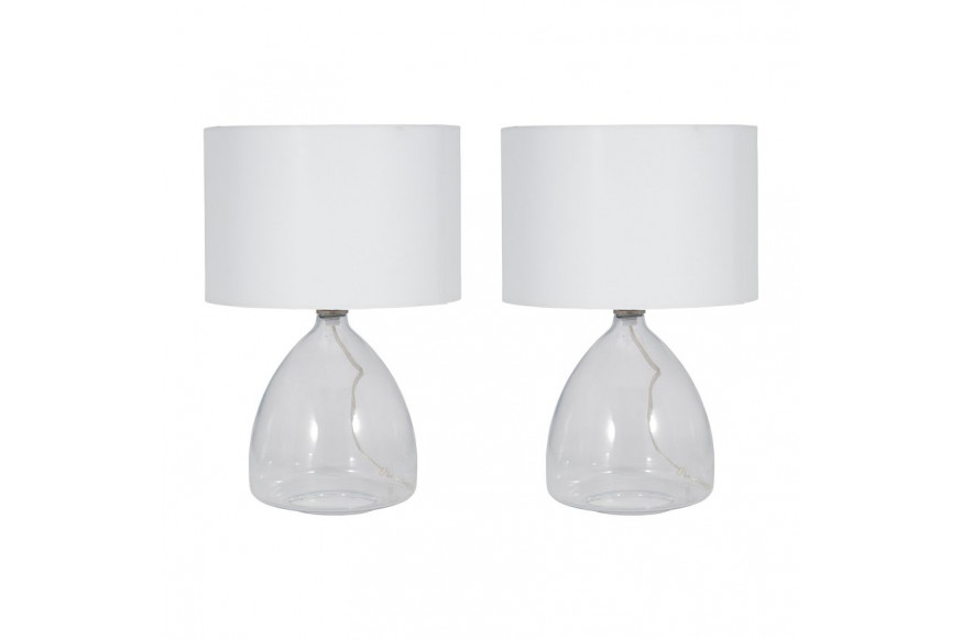 Sagebrook™ Glass Table Lamps (Set Of 2) - Clear