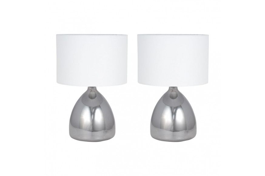 Sagebrook™ Glass Table Lamps (Set Of 2) - Smoke