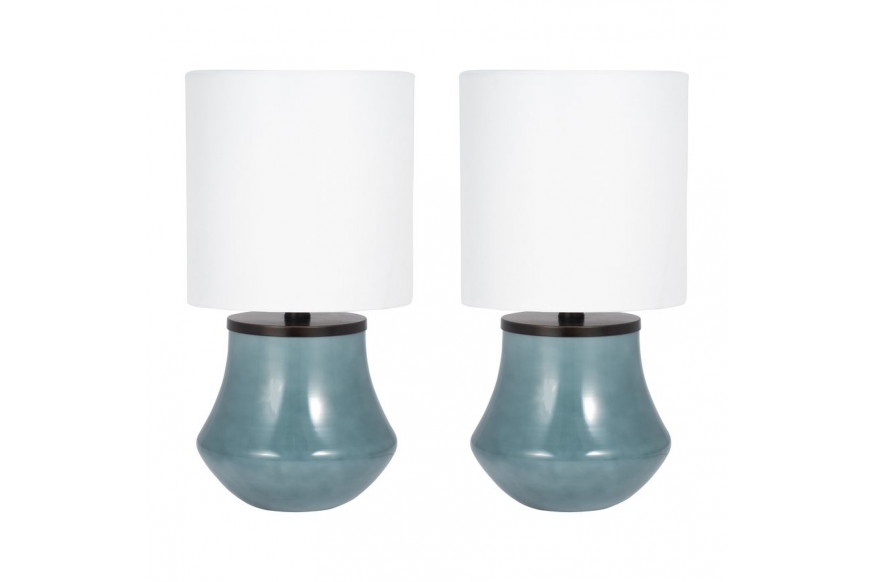 Sagebrook™ Glass Table Lamps (Set Of 2) - Blue