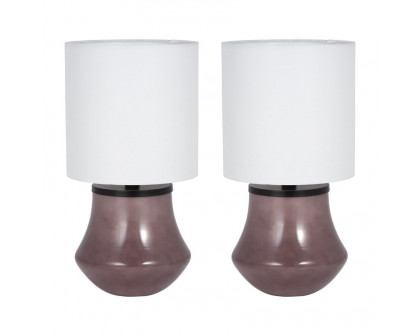 Sagebrook - 51212 Glass Table Lamps (Set Of 2)