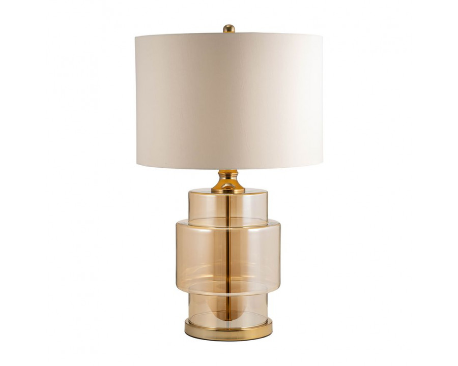 Sagebrook - Glass Lustered Table Lamp in Gold