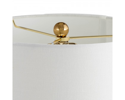 Sagebrook™ 24" Marble Cubes & Orbs Table Lamp - White/Gold