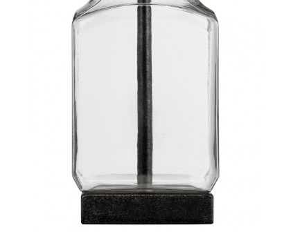 Sagebrook - Glass Bottle Table Lamp in Clear/White