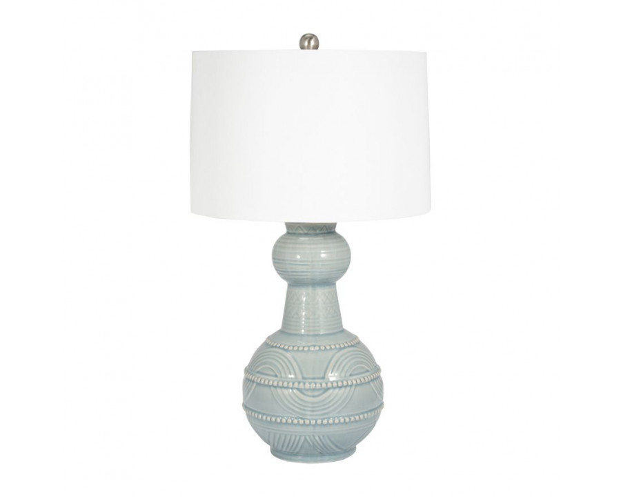 Sagebrook Ceramic Bottle Table Lamp - Blue